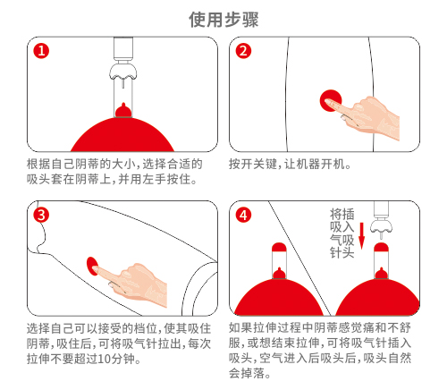 爽妹女用拉伸器使用步骤